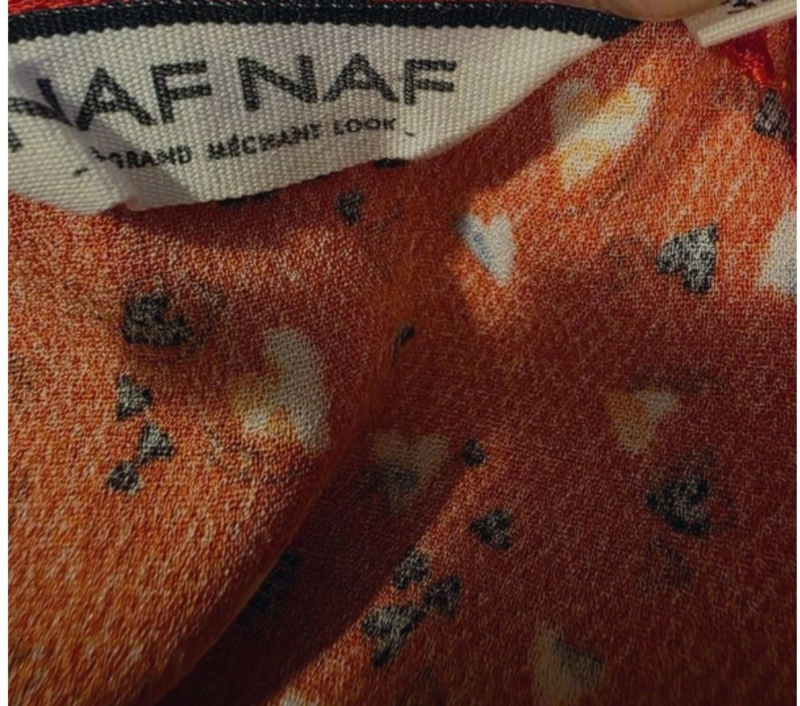 Romantic small heart pattern dress Naf Naf Size 38 (M) – photo 7